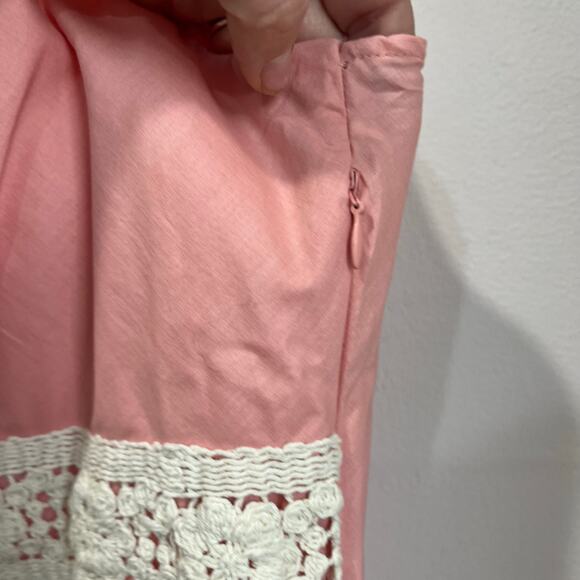 Nine & Co Y2K Babydoll Tank Top Zip Side Coquette Fairy Size 12 - Picture 5 of 6